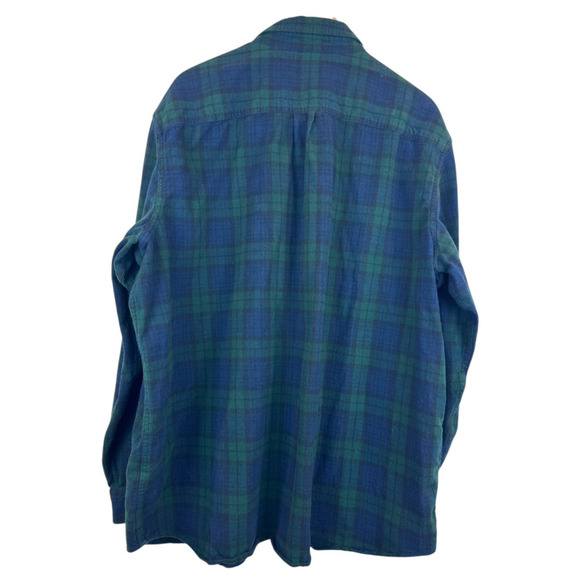 LL Bean Watch Flannel Tartan Plaid Traditional Fit Shirt Men's XXL 100% Cotton - Picture 4 of 4